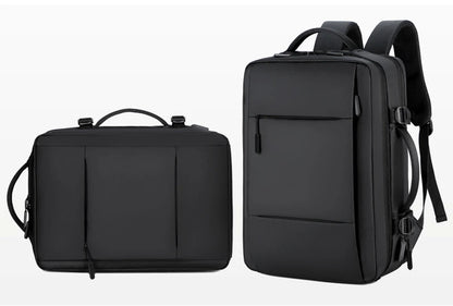 Men Large Capacity Backpack USB Charging Male Laptop Bagpack Waterproof Business Travel Back Pack Luggage Bag Mochila