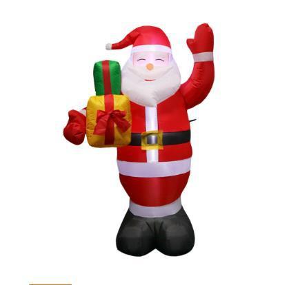 Explosive Inflatable 1.5m Santa Claus Gift Pack Luminous Inflatable Model