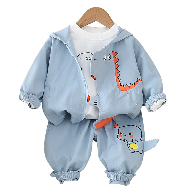 New Boys Spring Clothing Set Three-piece Set