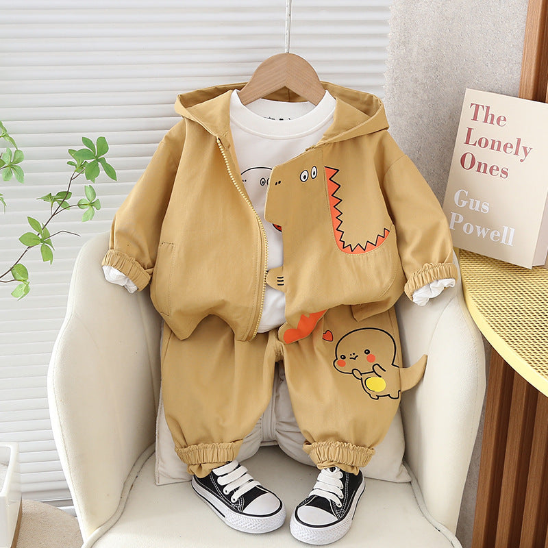 New Boys Spring Clothing Set Three-piece Set