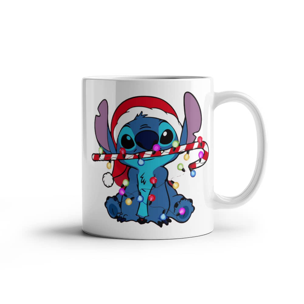 Stitch Christmas Ceramic Mug