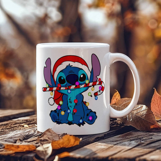 Stitch Christmas Ceramic Mug