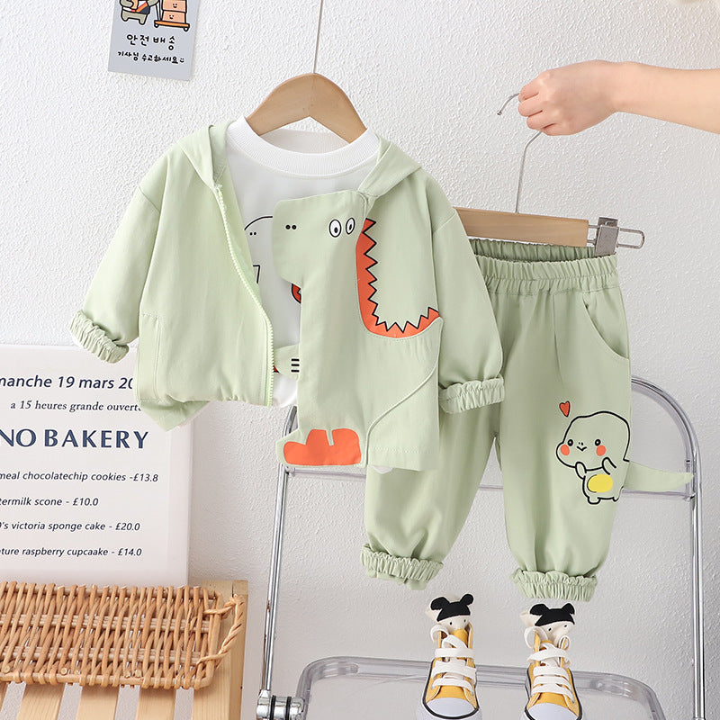 New Boys Spring Clothing Set Three-piece Set