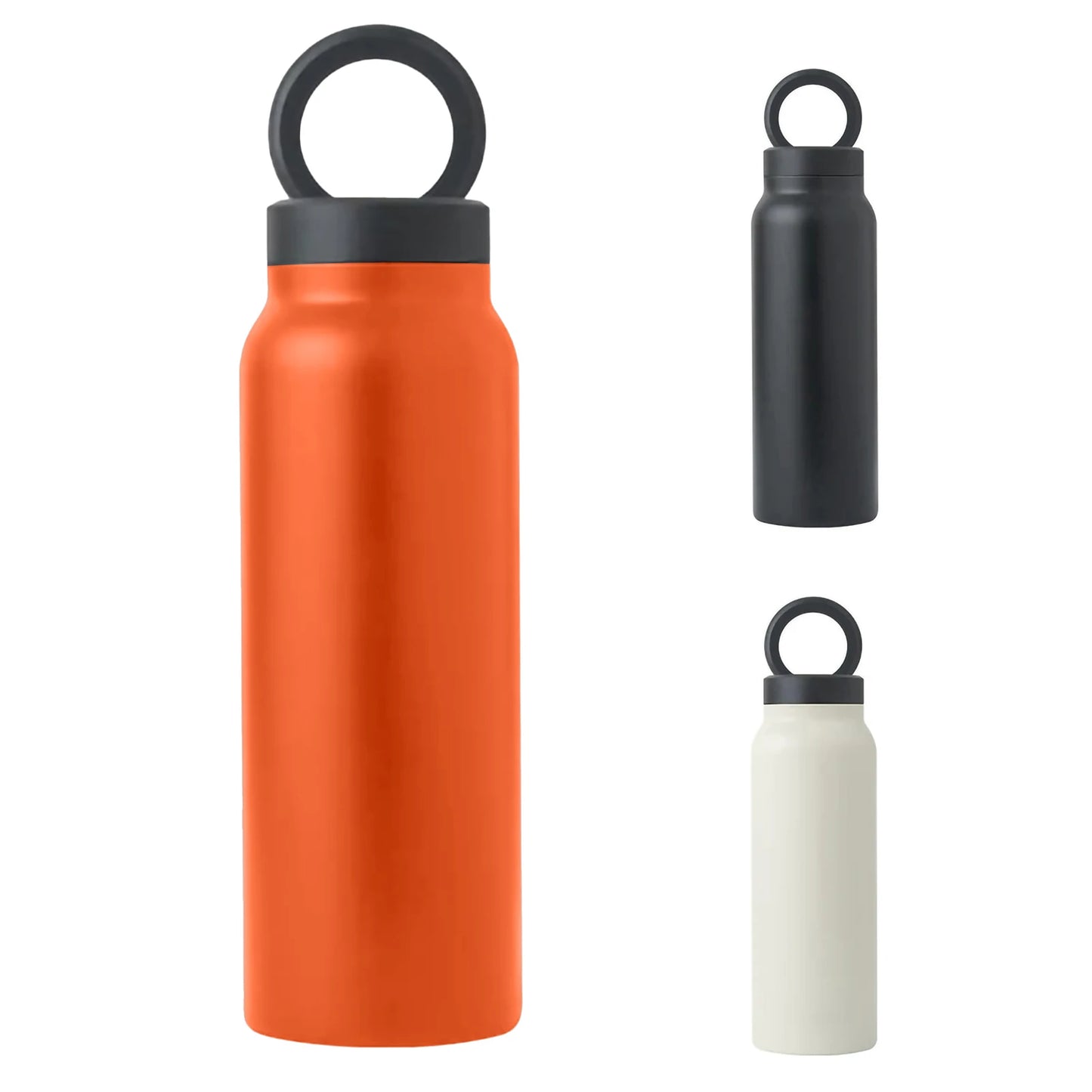 24oz Water bottle With Free Magnetic Booster Ring Magnetic lid Water Bottle Phone Holder Adjustable Ringolike Water Bottle