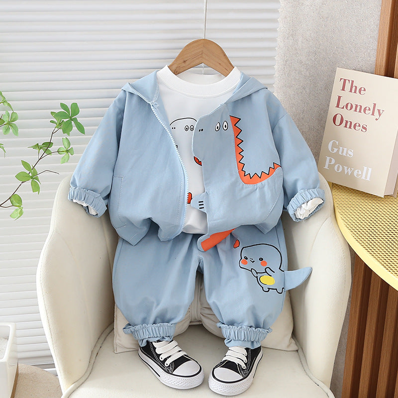 New Boys Spring Clothing Set Three-piece Set