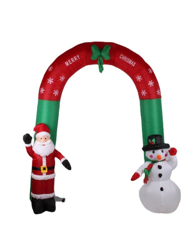 Santa Claus Inflatable Snowman Arch