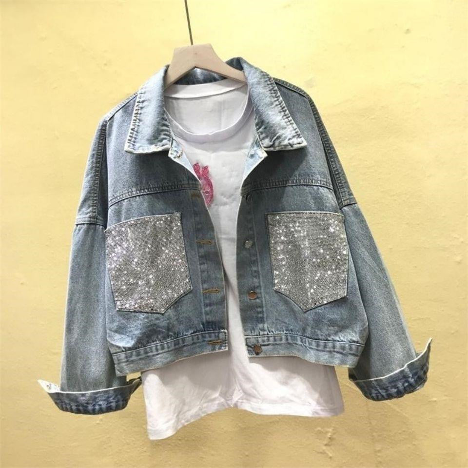 Women's Loose Bat Sleeve Denim Jacket