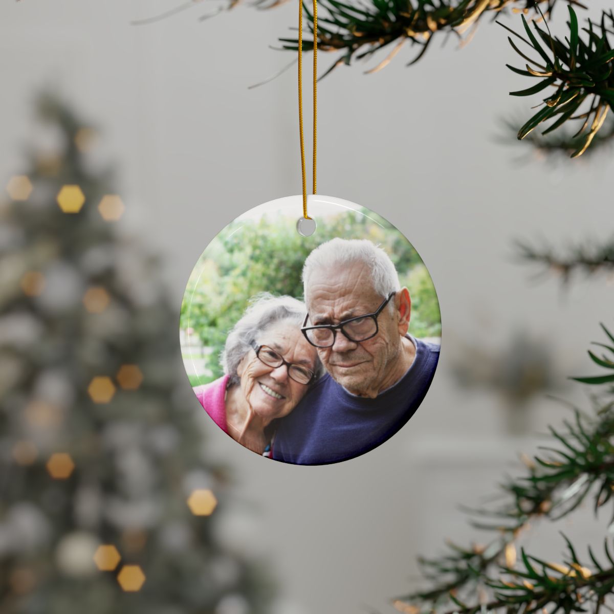 Pet/Person Custom Ornaments, 2-Sides (1pc, 3pcs, 5pcs, 10pcs)
