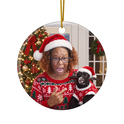 Pet/Person Custom Ornaments, 2-Sides (1pc, 3pcs, 5pcs, 10pcs)