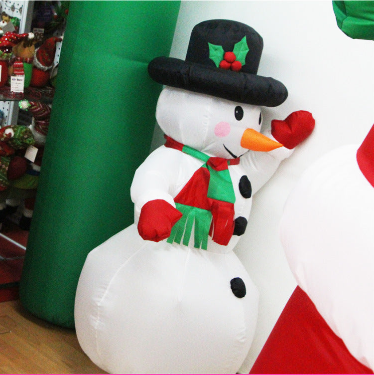 Santa Claus Inflatable Snowman Arch