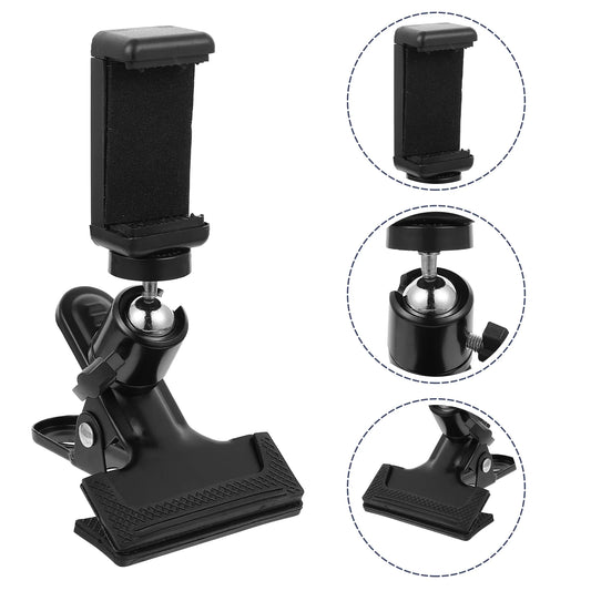 Guitar Phone Clip Head Stand Mobile Holder Clip-on Rack Music Headstock Plastic Cell Clamp Car Mount