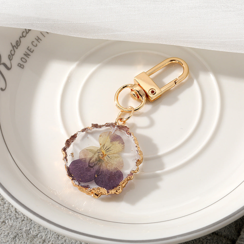 December Flower Keychain Pendants