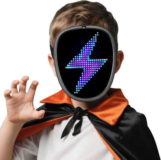 SnatchGlow!-Up Halloween Fun Mask (Kids/Teens/Young Adults)