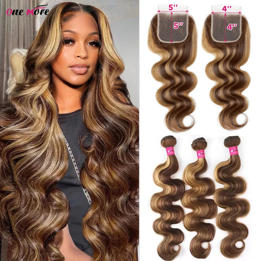 Glam Honey Blonde Hair Set