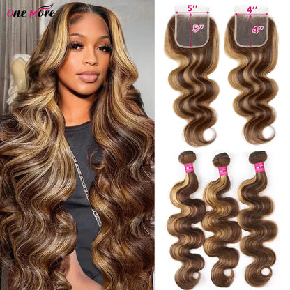 Glam Honey Blonde Hair Set