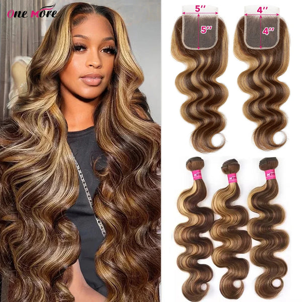Glam Honey Blonde Hair Set