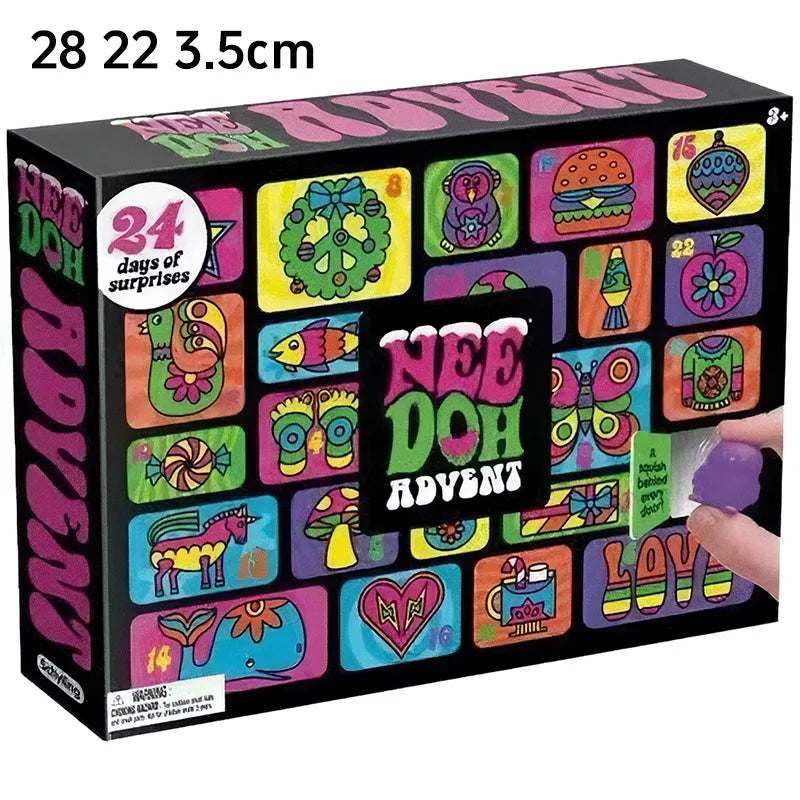 NeeDoh Advent Calendar Holiday Countdown Fun