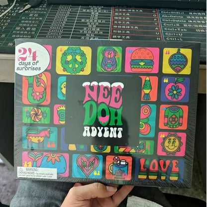 NeeDoh Advent Calendar Holiday Countdown Fun