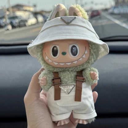 Cool Mini Hat & Overalls Set