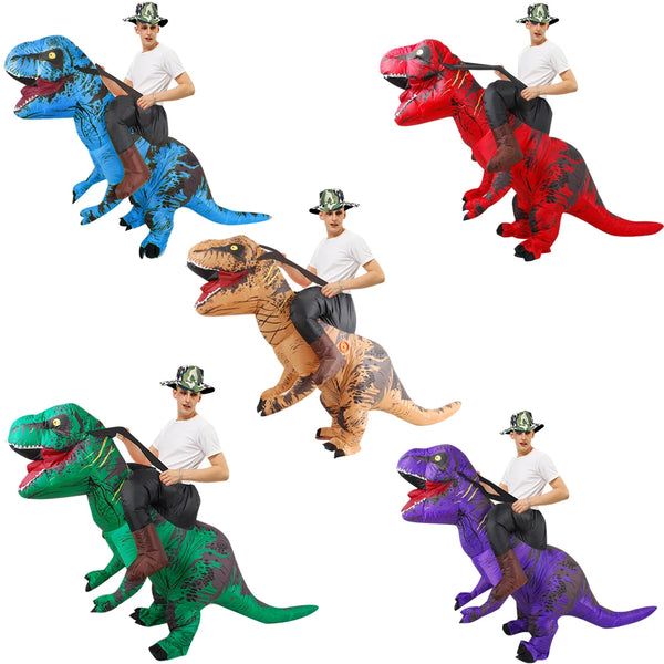 Inflatable Dinosaur Costume Fun