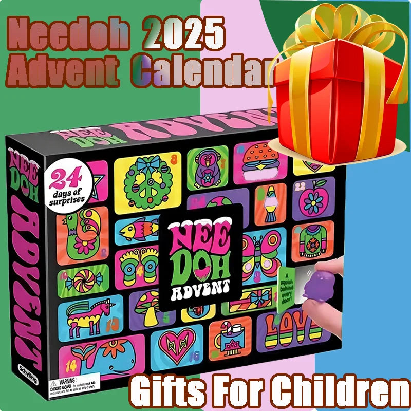NeeDoh Advent Calendar Holiday Countdown Fun