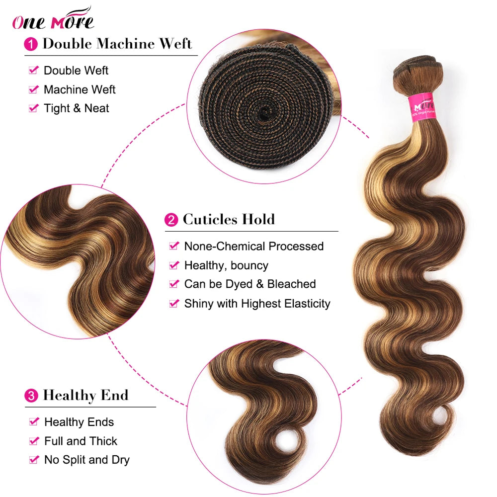 Glam Honey Blonde Hair Set
