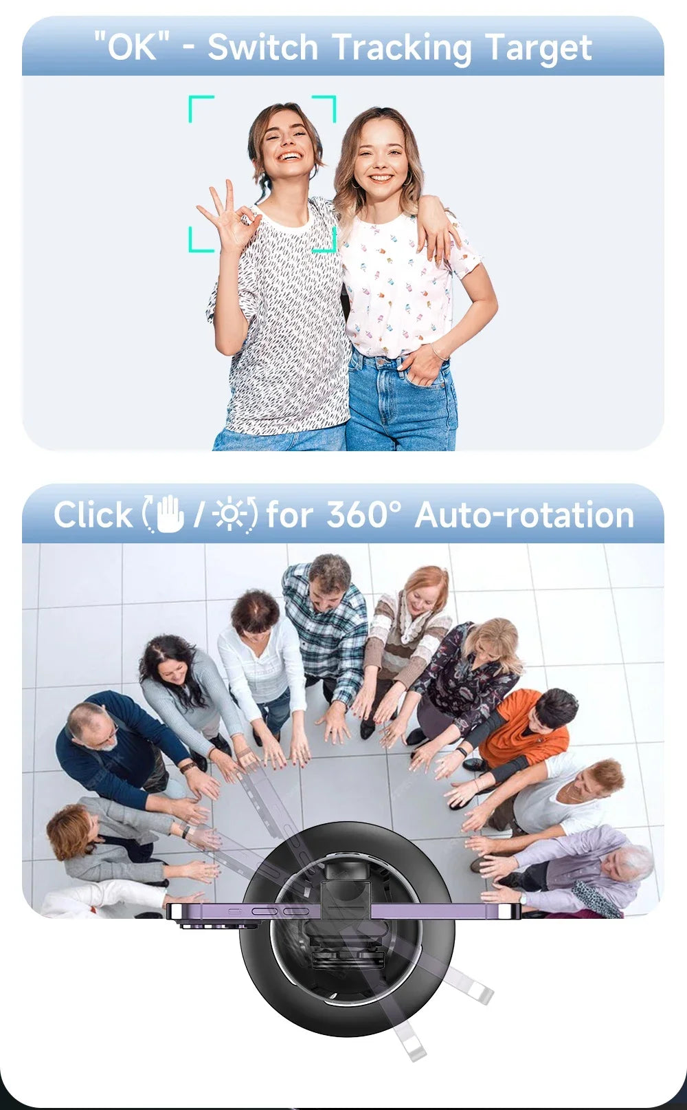 Snatch Smart Face Tracking Selfie Stick