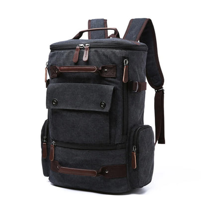 Vintage Canvas Adventure Backpack