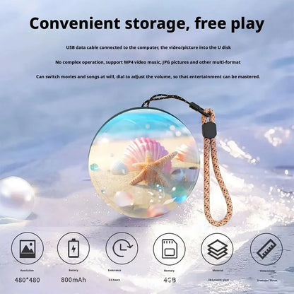 Magic Sphere Christmas Video Ornament