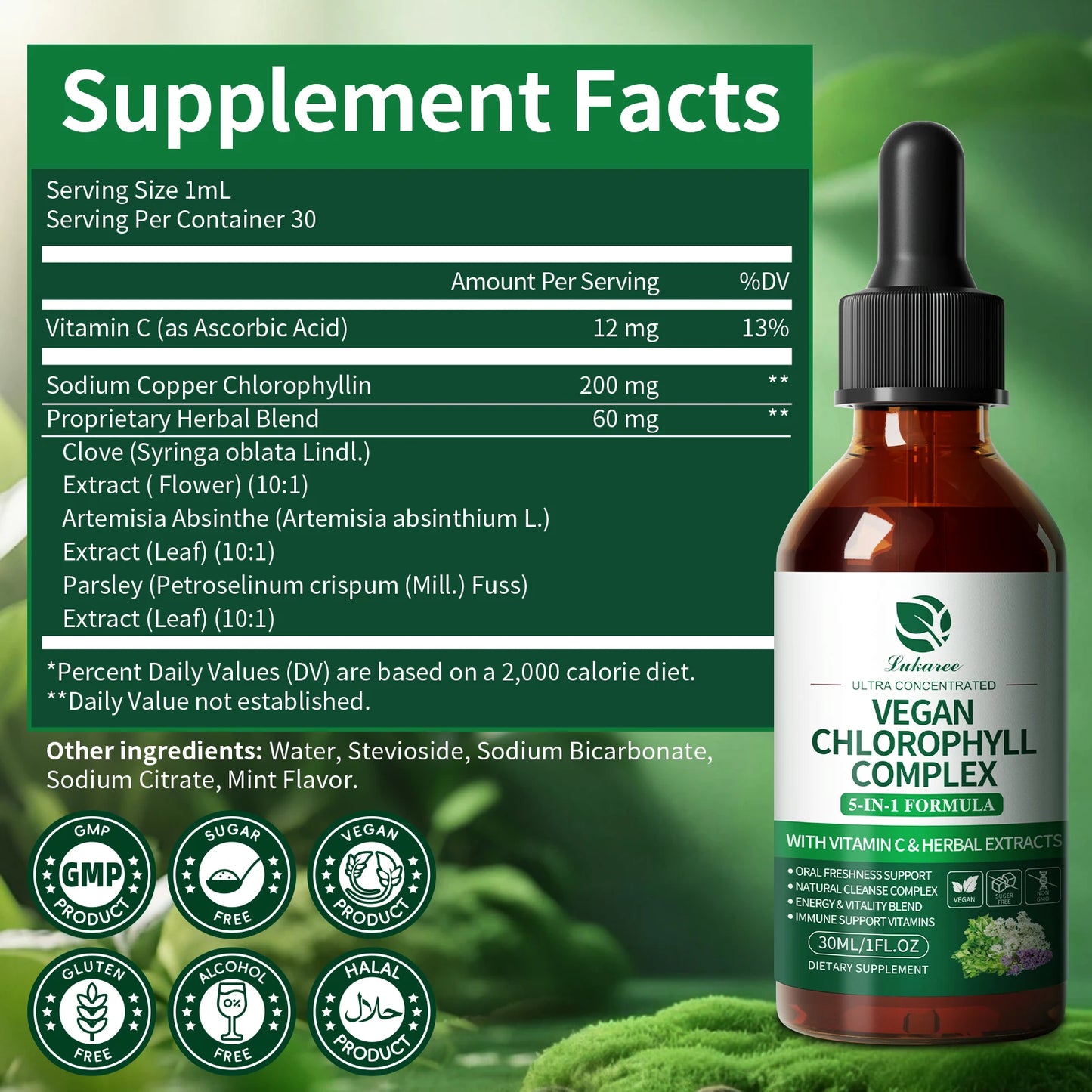 SnatchWell Chlorophyll Complex Drops (BOGO)