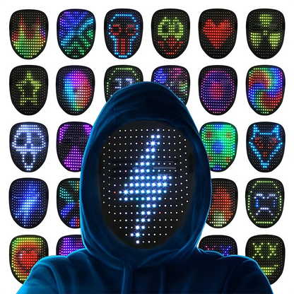 SnatchGlow! LED Party Mask