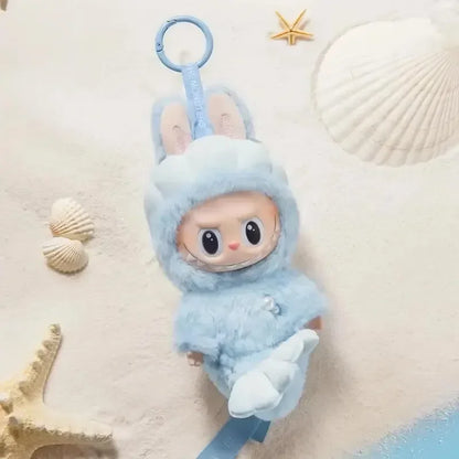 Merlion Mermaid Labubu Doll
