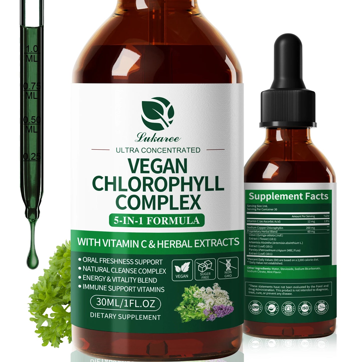SnatchWell Chlorophyll Complex Drops (BOGO)