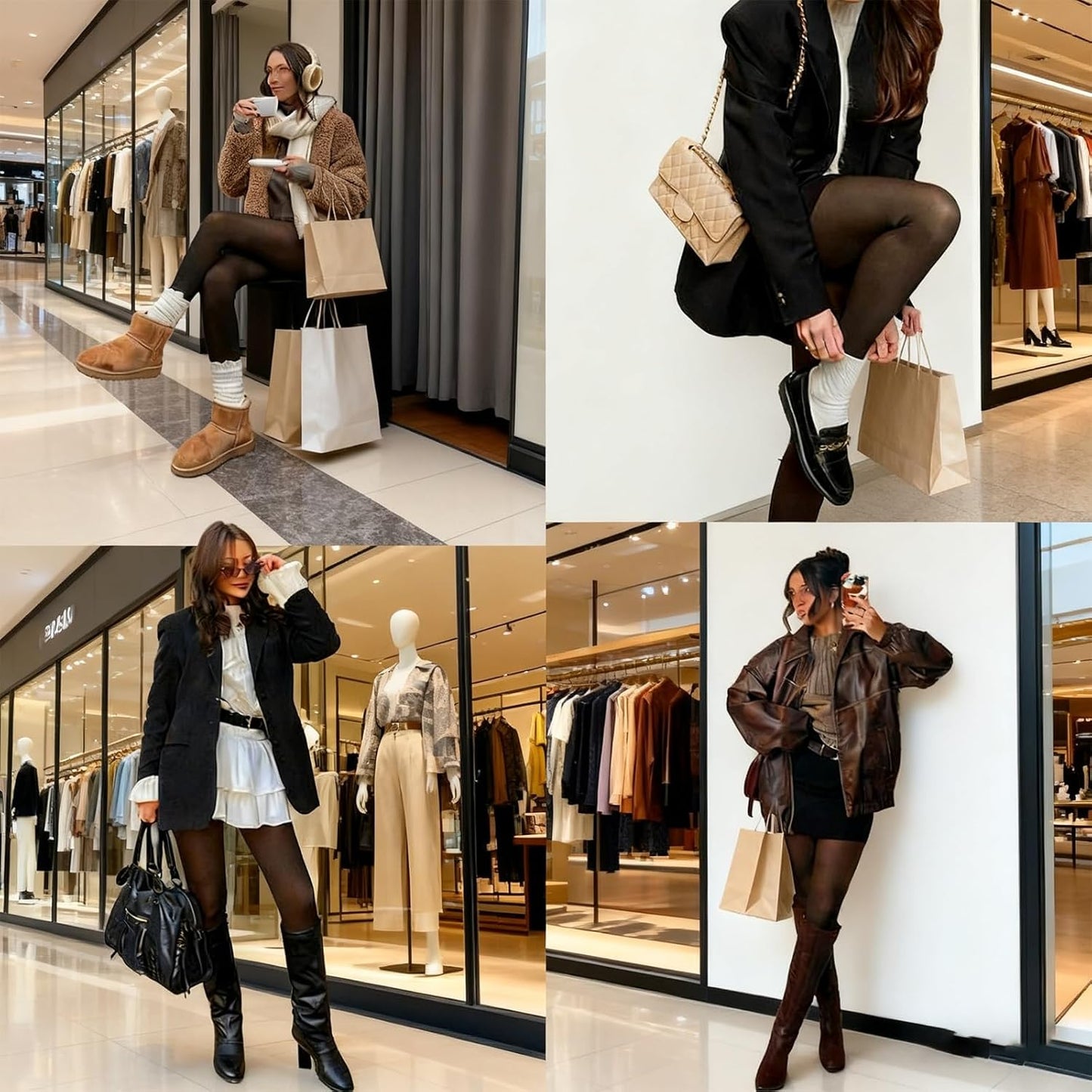 Snatched Fleece Compression Leggings