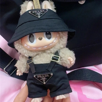 Cool Mini Hat & Overalls Set