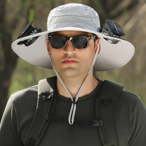 Sun-Powered Cooling Hat