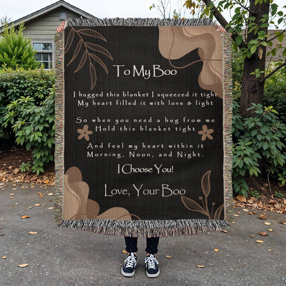 Heirloom Woven Blanket - To My Boo