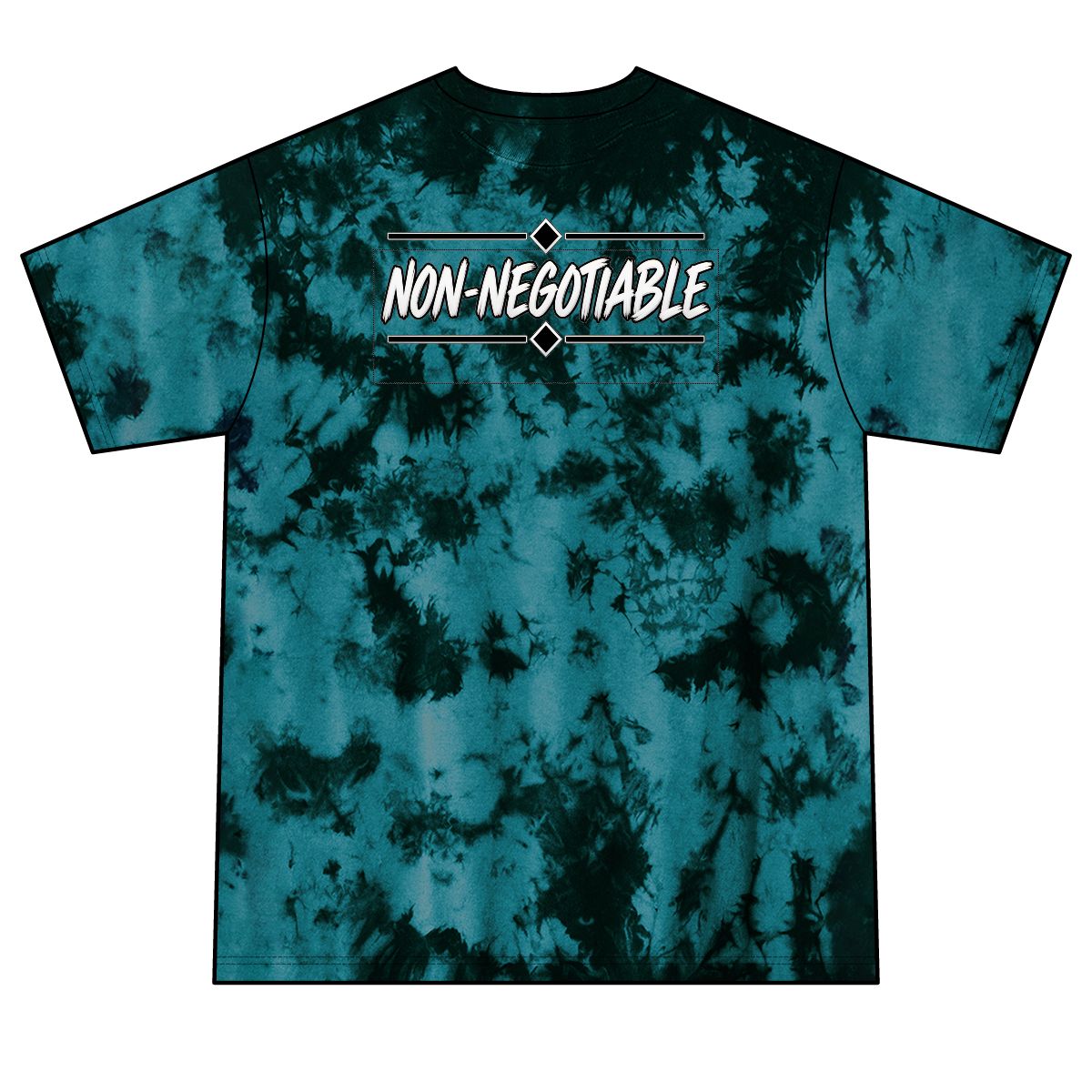 Unisex Crystal Planet Earth Tie-Dye Tee