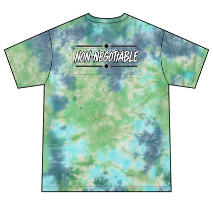 Unisex Crystal Planet Earth Tie-Dye Tee