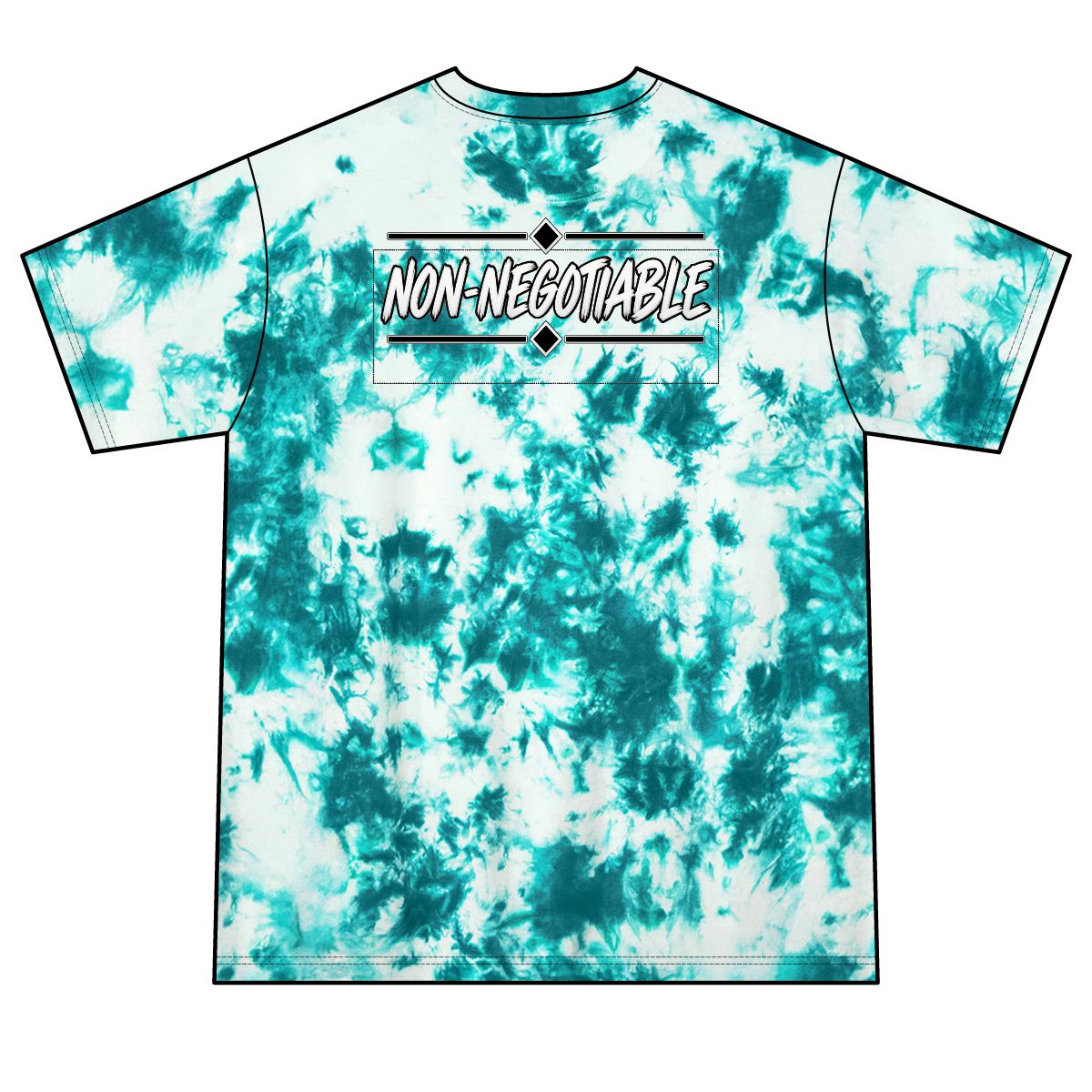 Unisex Crystal Planet Earth Tie-Dye Tee