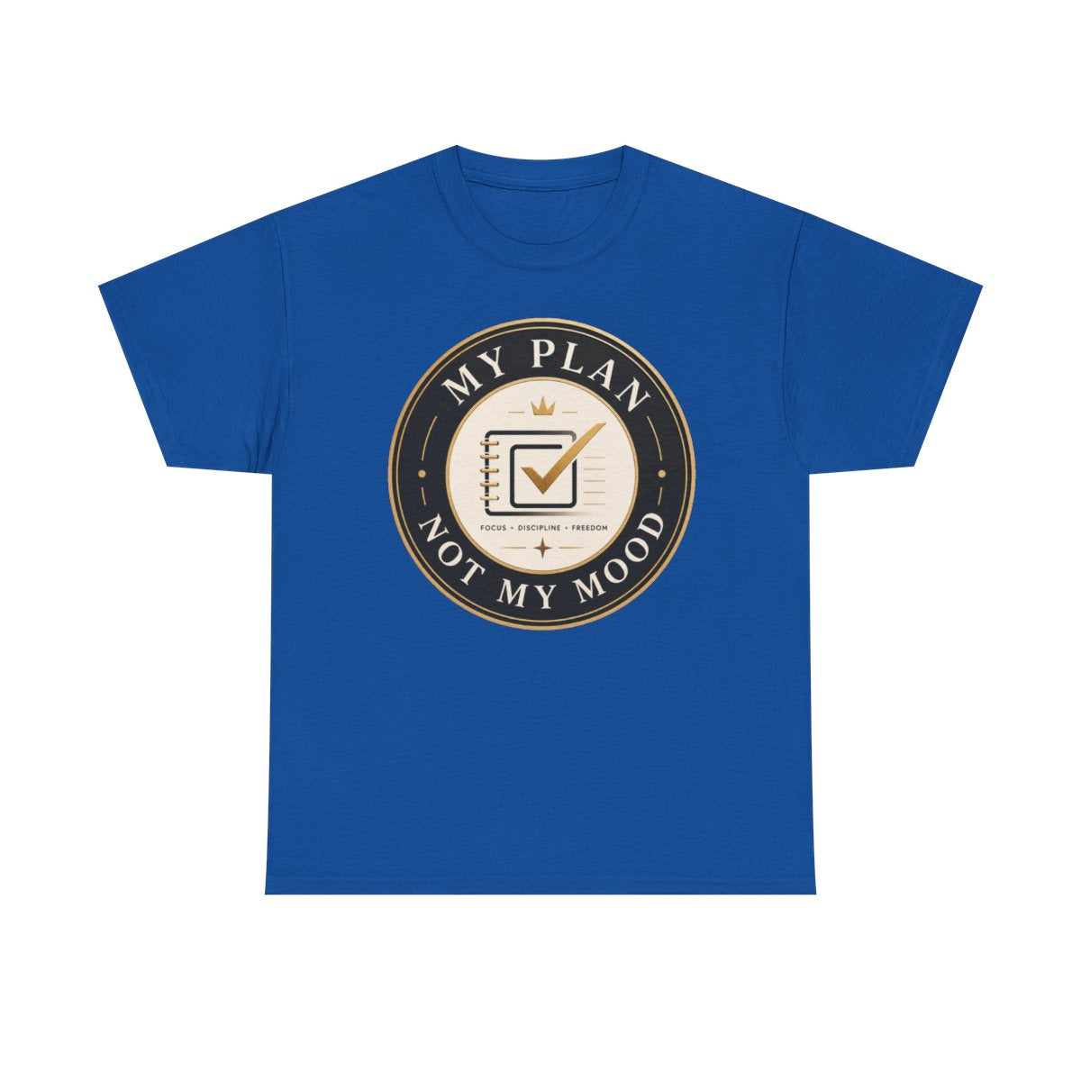 My Plan, Not My Mood Logo Unisex Heavy Cotton Tee