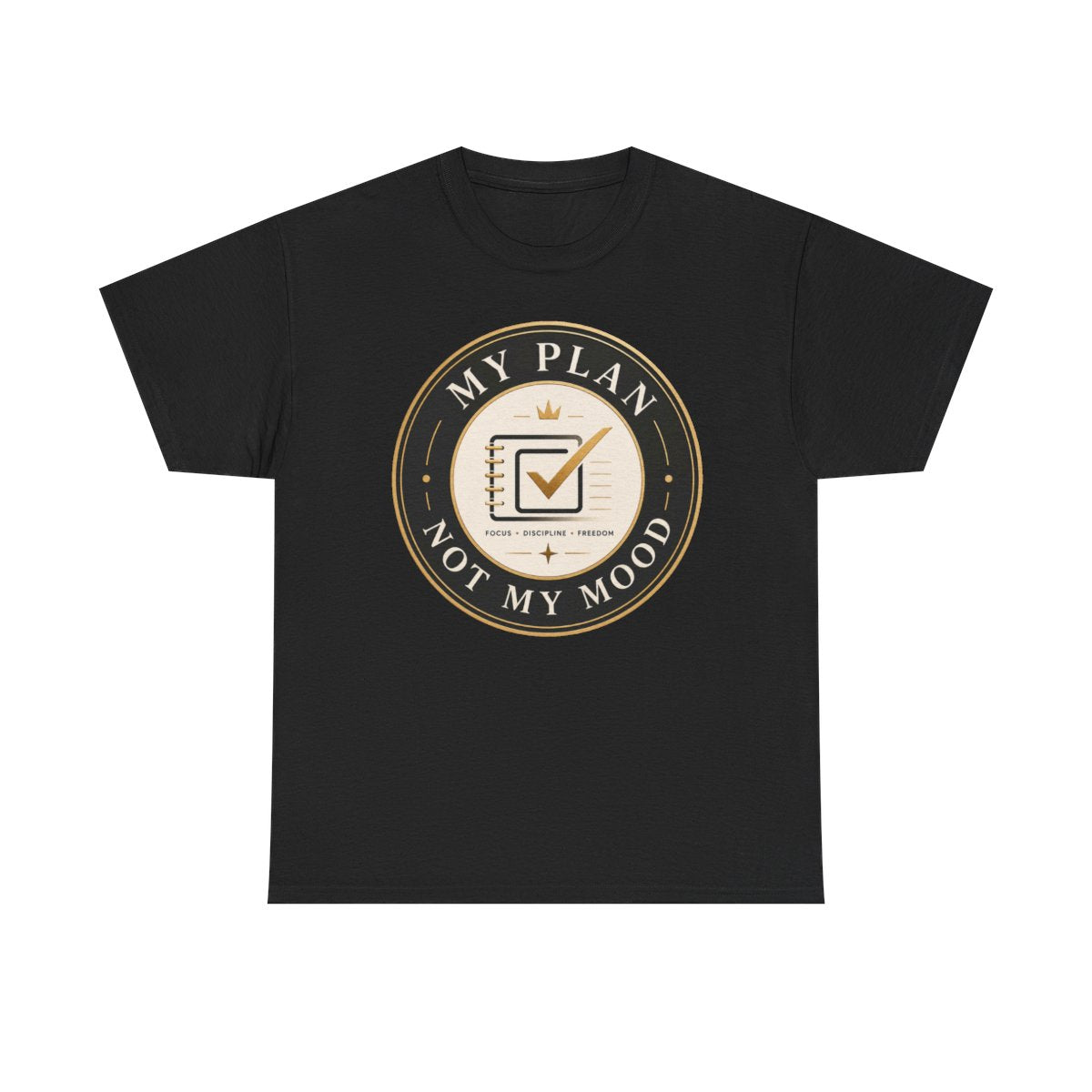 My Plan, Not My Mood Logo Unisex Heavy Cotton Tee