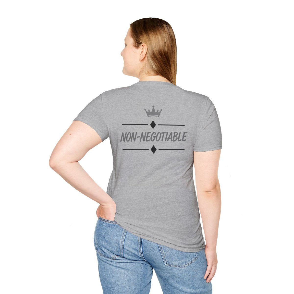 Unisex Softstyle Black Frame Tee