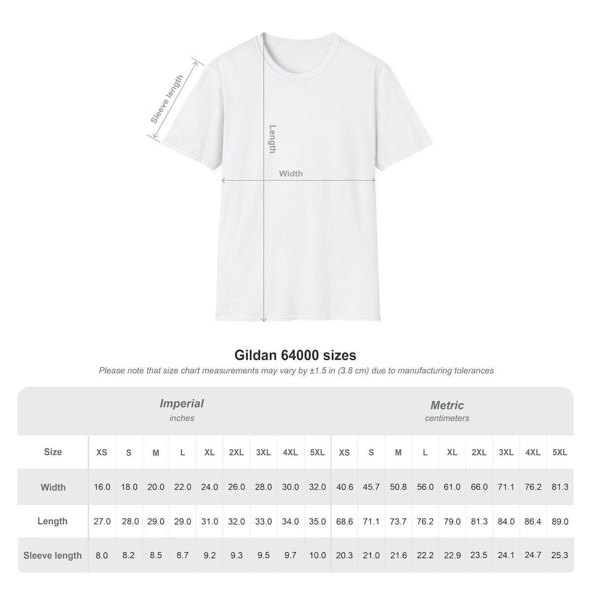 Unisex Softstyle Letters Tee