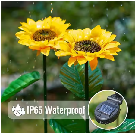 Sunflower Solar LED Garden Lights (BOGO)